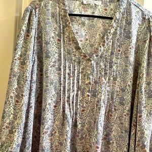 Rose and Olive light blue blouse 2X